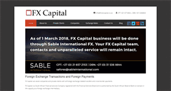 Desktop Screenshot of forexcapital.co.za