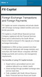 Mobile Screenshot of forexcapital.co.za