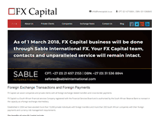 Tablet Screenshot of forexcapital.co.za